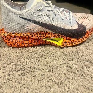 Nike Kids Sneakers - White, Orange, and Black